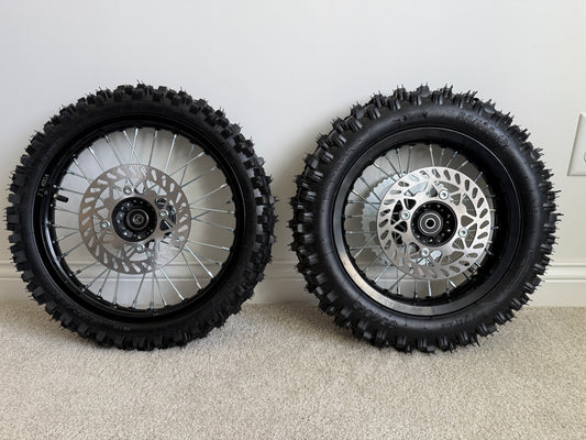 12/14in Dirt wheel combo